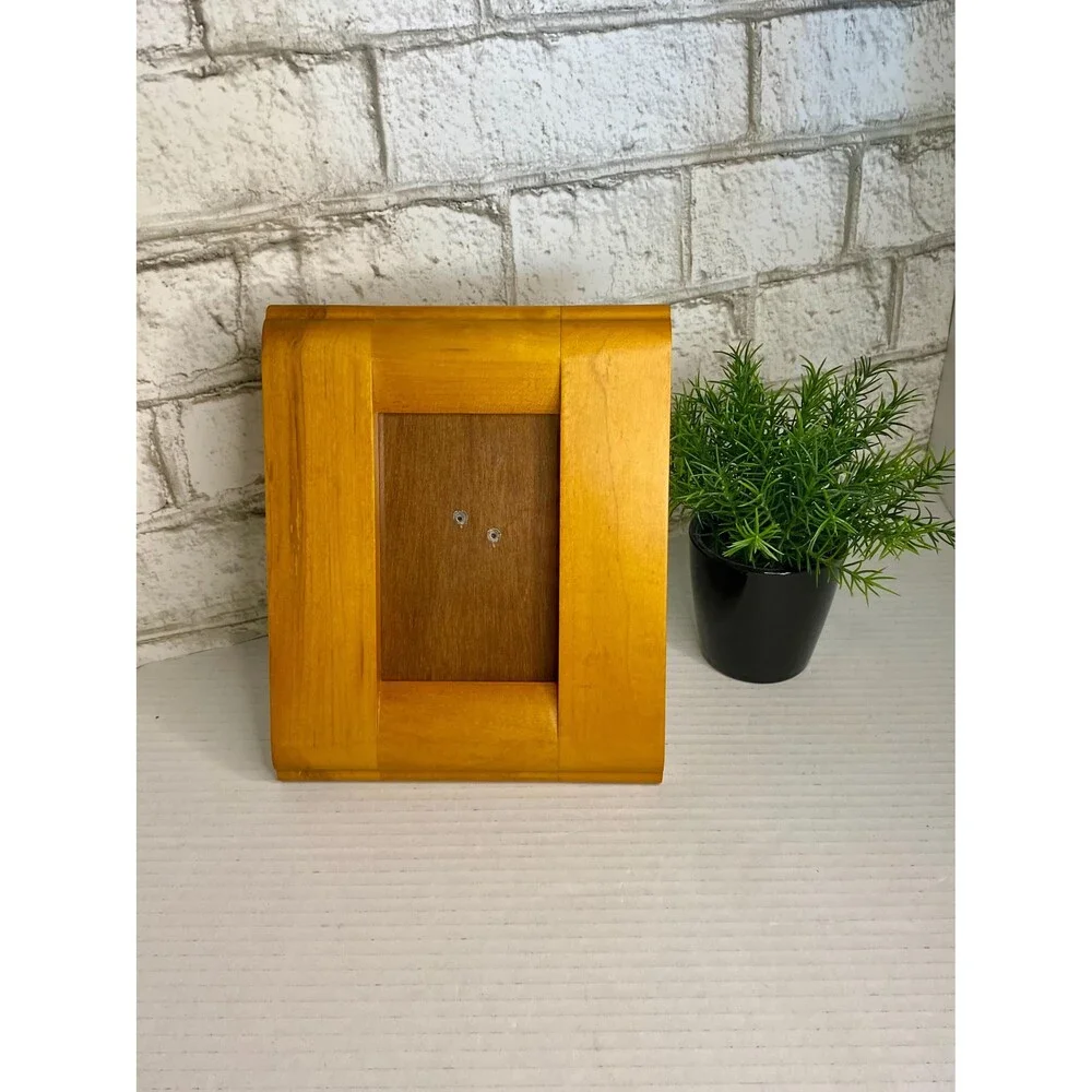 Vintage Teakwood Picture Frame/Boho/Farmhouse